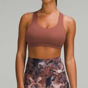 lululemon Free to Be Serene Sports Bra Ancient Copper Size 8